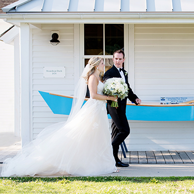 Connecticut River Museum Wedding: 
Sydney & Ben are Married!